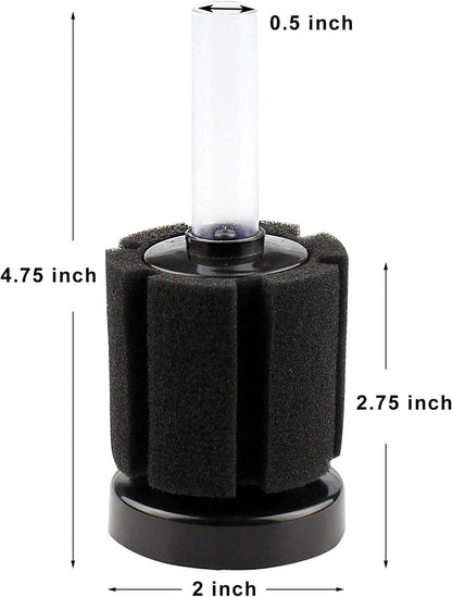 Sponge Filter Breeding Fry Betta Shrimp Nano Fish Tank for Aquarium Fish Tank 5 Gal-10 Gal